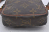 Auth Louis Vuitton Monogram Mini Poche Danube Shoulder Cross Bag M45268 LV 2275D