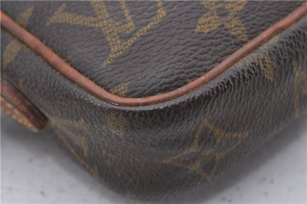 Auth Louis Vuitton Monogram Mini Poche Danube Shoulder Cross Bag M45268 LV 2275D