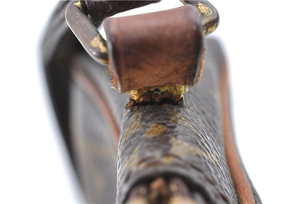 Auth Louis Vuitton Monogram Mini Poche Danube Shoulder Cross Bag M45268 LV 2275D