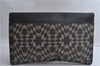Authentic GUCCI GG Caleido Clutch Hand Bag PVC Leather 406725 Black 2275F
