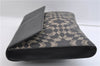 Authentic GUCCI GG Caleido Clutch Hand Bag PVC Leather 406725 Black 2275F