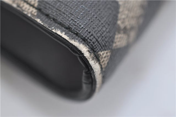 Authentic GUCCI GG Caleido Clutch Hand Bag PVC Leather 406725 Black 2275F