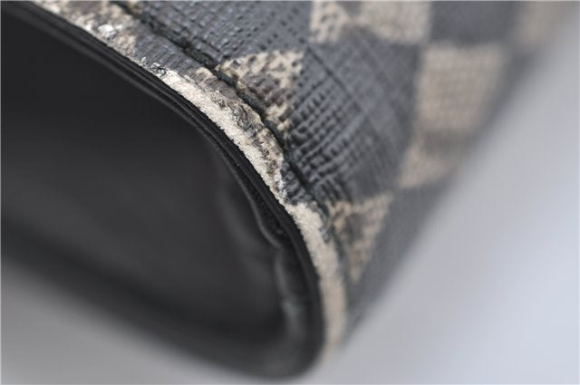 Authentic GUCCI GG Caleido Clutch Hand Bag PVC Leather 406725 Black 2275F