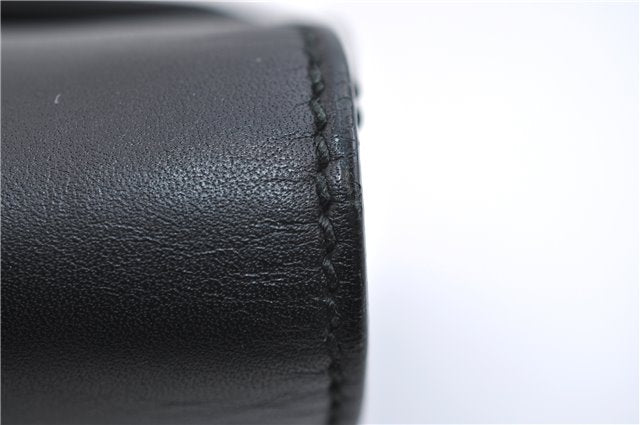 Authentic GUCCI GG Caleido Clutch Hand Bag PVC Leather 406725 Black 2275F