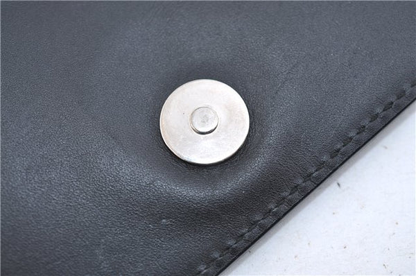 Authentic GUCCI GG Caleido Clutch Hand Bag PVC Leather 406725 Black 2275F