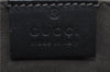 Authentic GUCCI GG Caleido Clutch Hand Bag PVC Leather 406725 Black 2275F