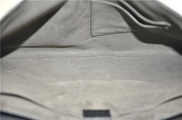 Authentic GUCCI GG Caleido Clutch Hand Bag PVC Leather 406725 Black 2275F