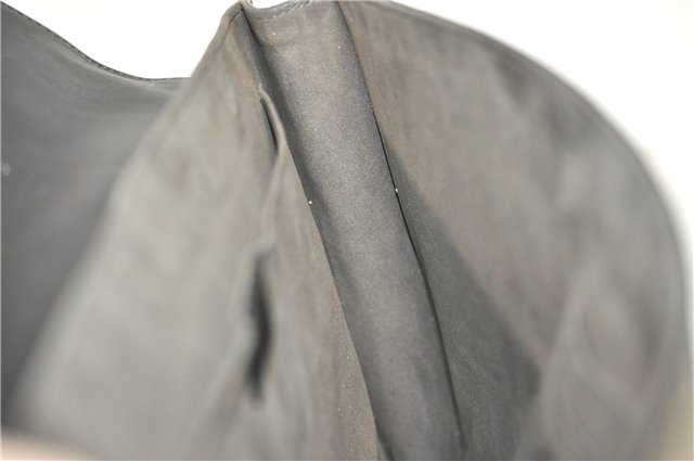 Authentic GUCCI GG Caleido Clutch Hand Bag PVC Leather 406725 Black 2275F