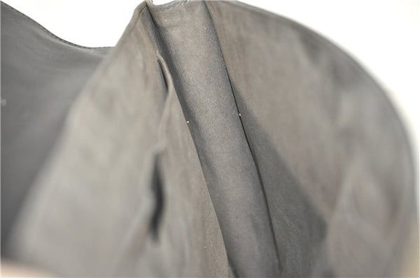 Authentic GUCCI GG Caleido Clutch Hand Bag PVC Leather 406725 Black 2275F