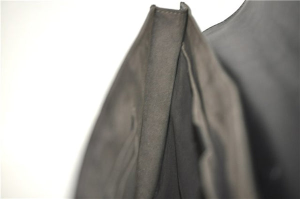 Authentic GUCCI GG Caleido Clutch Hand Bag PVC Leather 406725 Black 2275F