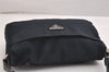 Authentic PRADA TESSUTO TEC Nylon Leather Shoulder Bag B9716 Navy Blue 2277I