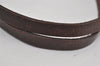 Authentic FENDI Zucca Shoulder Hand Tote Bag Nylon Leather Brown Black 2278I