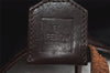 Authentic FENDI Zucca Shoulder Hand Tote Bag Nylon Leather Brown Black 2278I