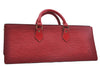 Authentic Louis Vuitton Epi Sac Triangle Hand Bag Red M52097 LV 2279D