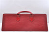 Authentic Louis Vuitton Epi Sac Triangle Hand Bag Red M52097 LV 2279D