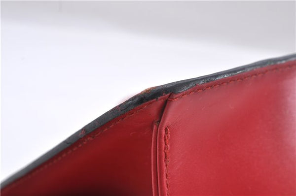 Authentic Louis Vuitton Epi Sac Triangle Hand Bag Red M52097 LV 2279D