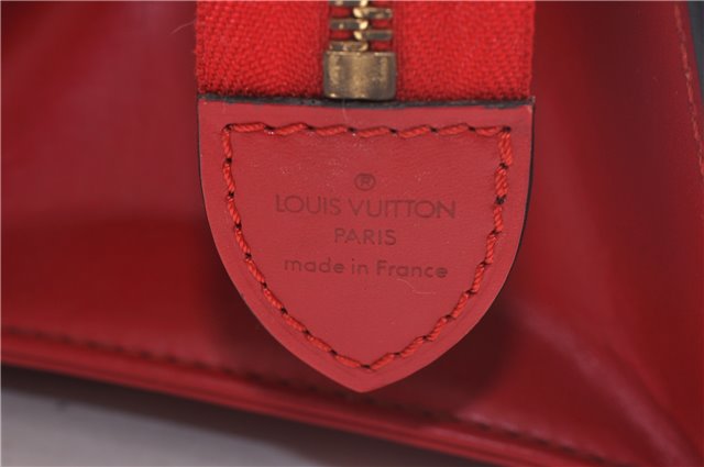 Authentic Louis Vuitton Epi Sac Triangle Hand Bag Red M52097 LV 2279D