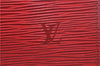 Authentic Louis Vuitton Epi Sac Triangle Hand Bag Red M52097 LV 2279D