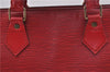 Authentic Louis Vuitton Epi Sac Triangle Hand Bag Red M52097 LV 2279D