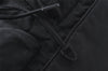 Authentic PRADA Vintage Nylon Tessuto Leather Drawstring Backpack Black 2279I