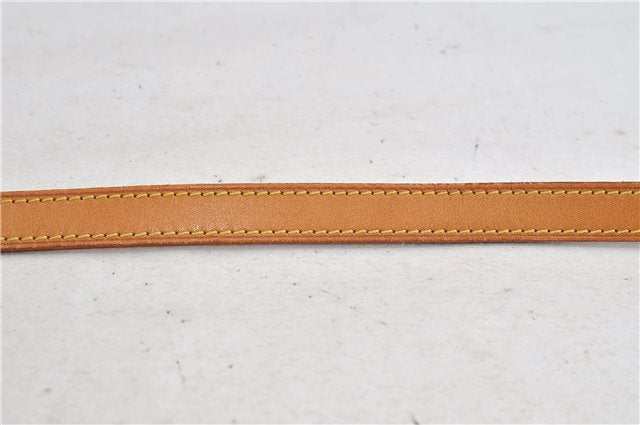 Authentic Louis Vuitton Leather Shoulder Strap Beige 39.4