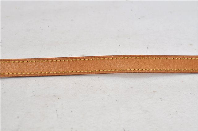 Authentic Louis Vuitton Leather Shoulder Strap Beige 39.4