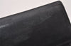 Authentic FENDI Vintage Zucchino Long Wallet Purse Canvas Leather Black 2281I