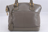 Authentic Louis Vuitton Suhali Lockit PM Hand Bag Gray M91790 LV 2282E