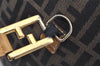 Authentic FENDI Zucca 2Way Shoulder Hand Bag Canvas Leather Brown Junk 2282I