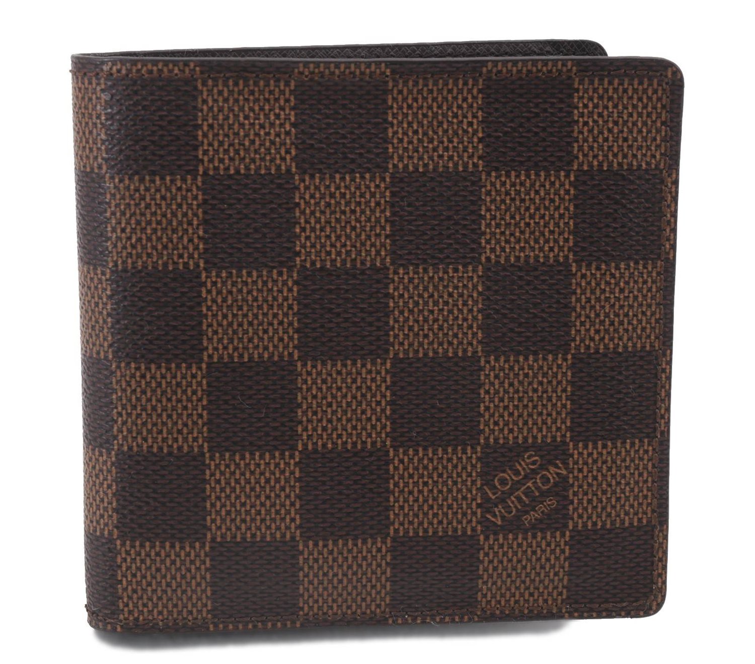 Auth Louis Vuitton Damier Porte Billet Carte Credit Monnaie N61665 Wallet 2283D