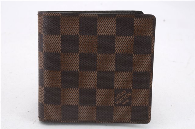 Auth Louis Vuitton Damier Porte Billet Carte Credit Monnaie N61665 Wallet 2283D