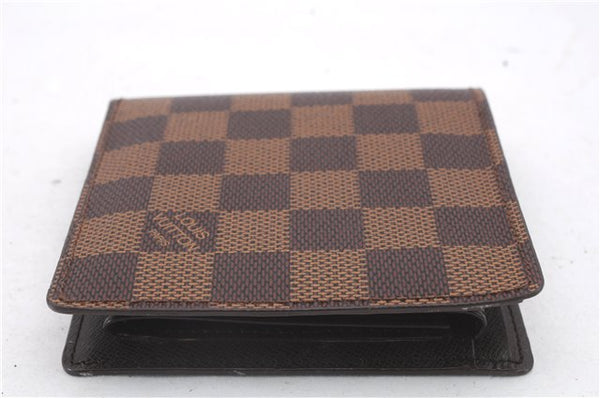 Auth Louis Vuitton Damier Porte Billet Carte Credit Monnaie N61665 Wallet 2283D