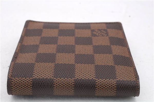 Auth Louis Vuitton Damier Porte Billet Carte Credit Monnaie N61665 Wallet 2283D