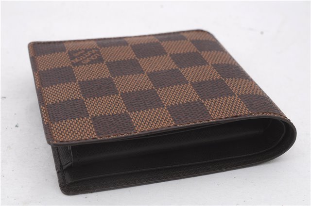 Auth Louis Vuitton Damier Porte Billet Carte Credit Monnaie N61665 Wallet 2283D