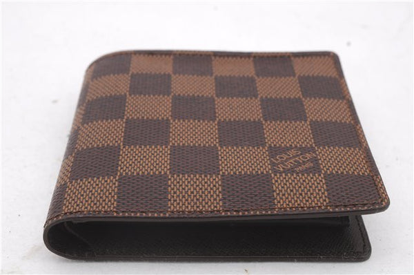 Auth Louis Vuitton Damier Porte Billet Carte Credit Monnaie N61665 Wallet 2283D