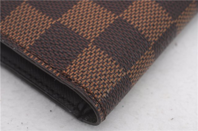 Auth Louis Vuitton Damier Porte Billet Carte Credit Monnaie N61665 Wallet 2283D