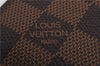 Auth Louis Vuitton Damier Porte Billet Carte Credit Monnaie N61665 Wallet 2283D