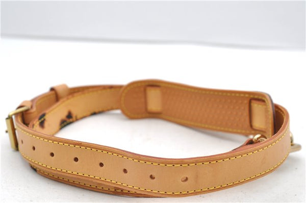 Authentic Louis Vuitton Leather Shoulder Strap Beige 39.8-46.5" LV 2284D