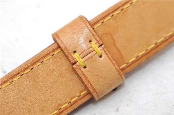 Authentic Louis Vuitton Leather Shoulder Strap Beige 39.8-46.5" LV 2284D