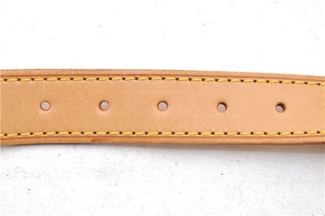 Authentic Louis Vuitton Leather Shoulder Strap Beige 39.8-46.5