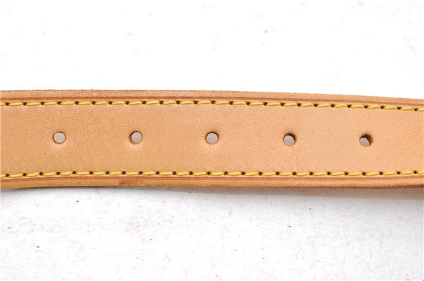 Authentic Louis Vuitton Leather Shoulder Strap Beige 39.8-46.5" LV 2284D