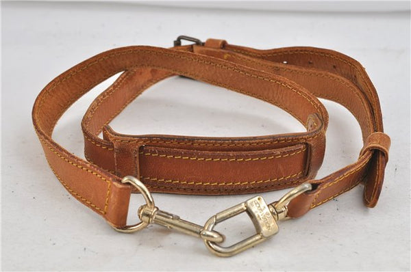 Authentic Louis Vuitton Leather Shoulder Strap Beige 41.7-48.8" LV 2285D