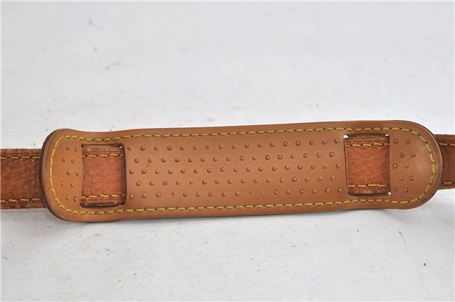 Authentic Louis Vuitton Leather Shoulder Strap Beige 41.7-48.8