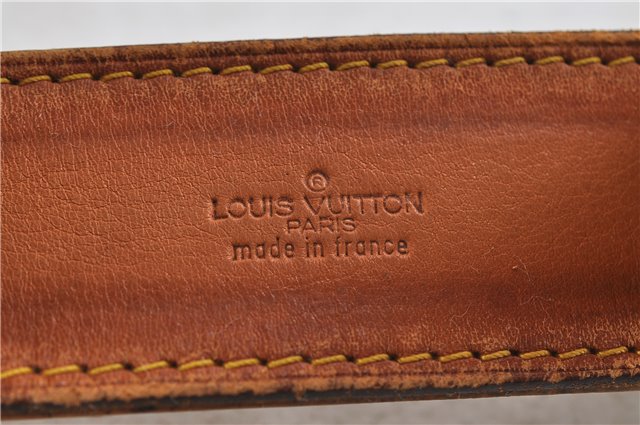 Authentic Louis Vuitton Leather Shoulder Strap Beige 41.7-48.8