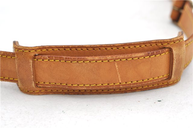 Authentic Louis Vuitton Leather Shoulder Strap Beige 40.6-0.9