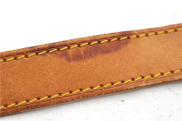 Authentic Louis Vuitton Leather Shoulder Strap Beige 40.6-0.9