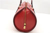 Authentic Louis Vuitton Epi Soufflot Hand Bag Red M52227 LV 2287F