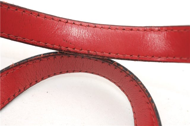 Authentic Louis Vuitton Epi Soufflot Hand Bag Red M52227 LV 2287F