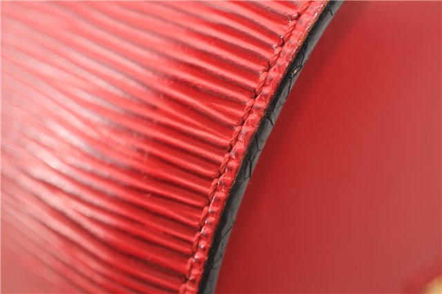 Authentic Louis Vuitton Epi Soufflot Hand Bag Red M52227 LV 2287F