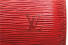 Authentic Louis Vuitton Epi Soufflot Hand Bag Red M52227 LV 2287F